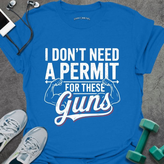 T-Shirt Royal / S Gun Permit T-Shirt