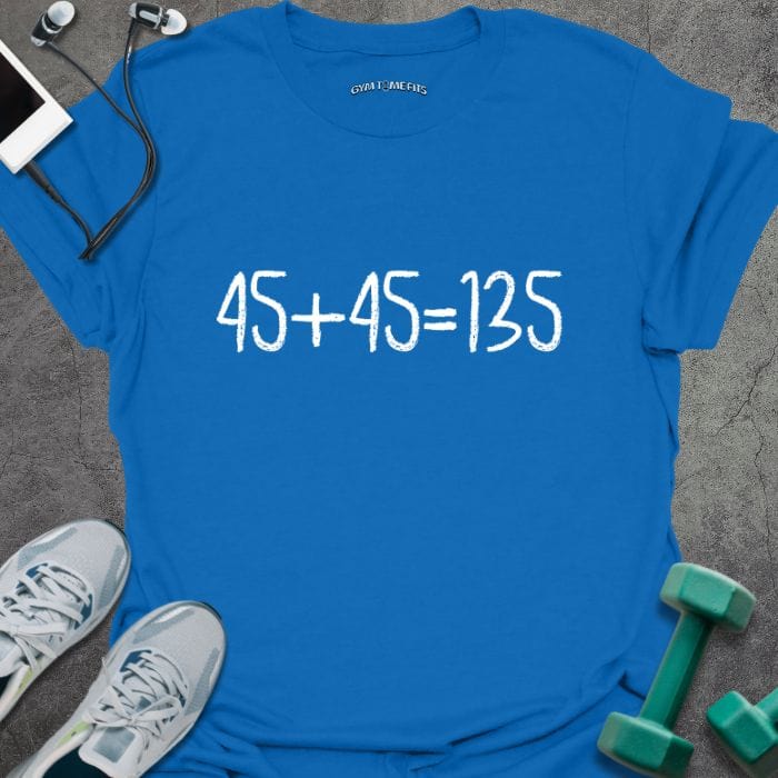 T-Shirt Royal / S Gym Math T-Shirt