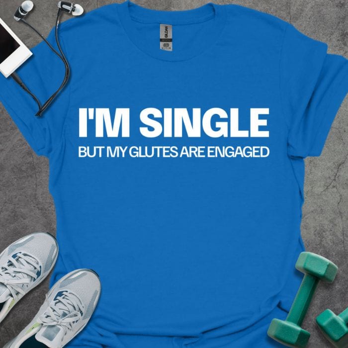 T-Shirt Royal / S I'm Single T-Shirt