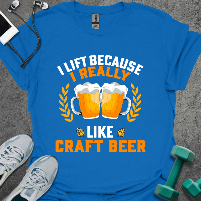 T-Shirt Royal / S I Really Like Craft Beer T-Shirt