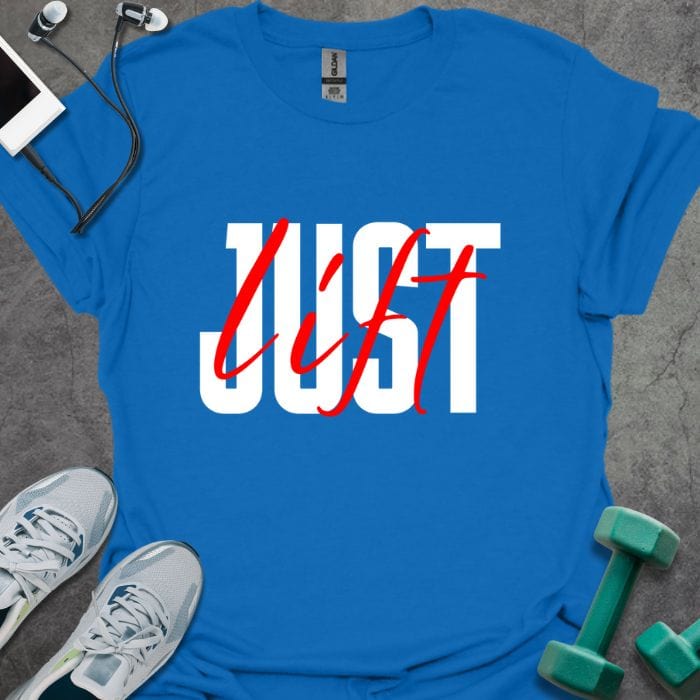 T-Shirt Royal / S Just Lift T-Shirt