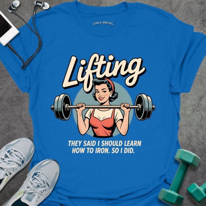 T-Shirt Royal / S Learn to Iron T-Shirt