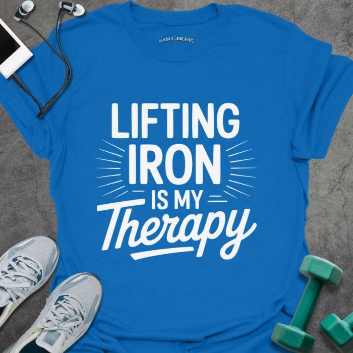 T-Shirt Royal / S Lifting Iron T-Shirt