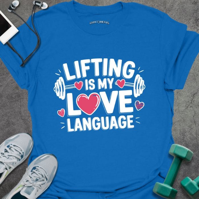 T-Shirt Royal / S Lifting Love T-Shirt