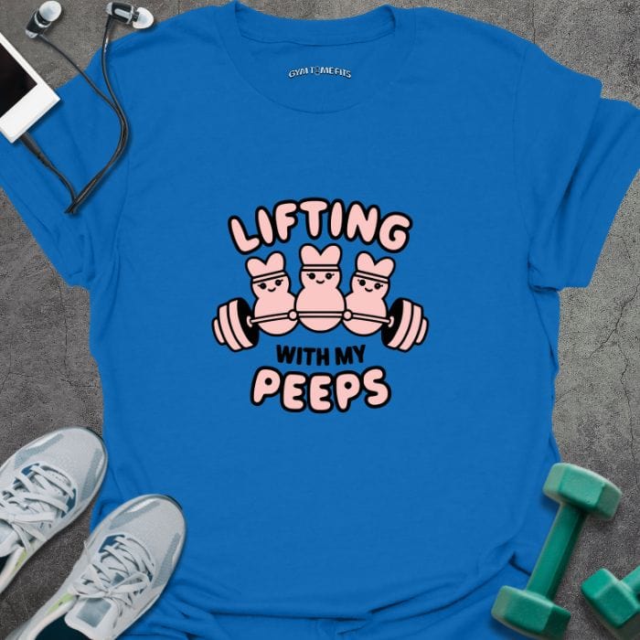T-Shirt Royal / S Lifting Peeps T-Shirt