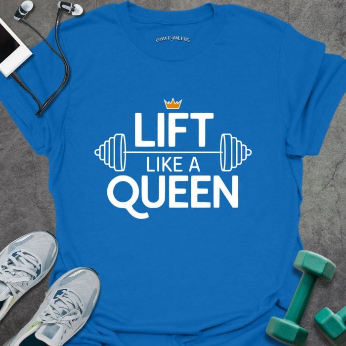 T-Shirt Royal / S Lifting Queen T-Shirt