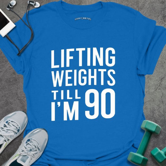 T-Shirt Royal / S Lifting Til 90 T-Shirt
