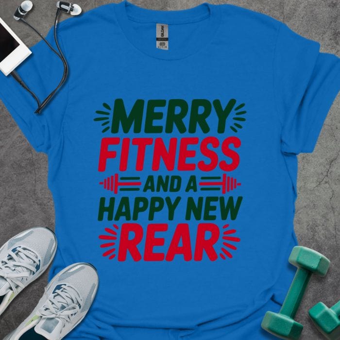 T-Shirt Royal / S Merry Fitmas T-Shirt