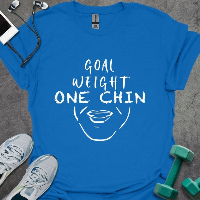 T-Shirt Royal / S One Chin Goal T-Shirt