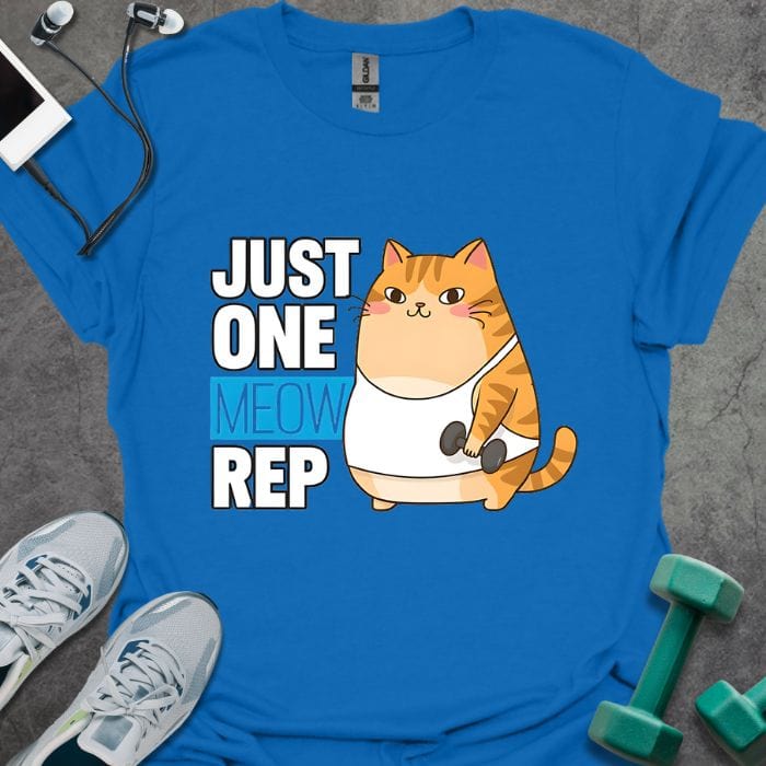 T-Shirt Royal / S One Meow Rep T-Shirt
