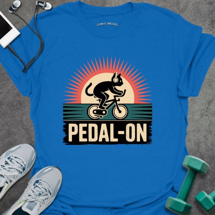 T-Shirt Royal / S Pedal On T-Shirt