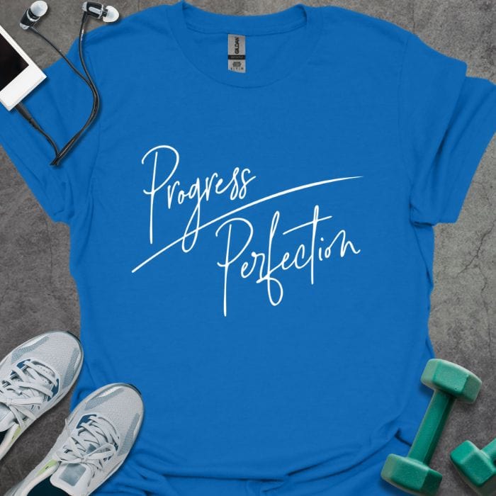 T-Shirt Royal / S Progress/Perfection T-Shirt