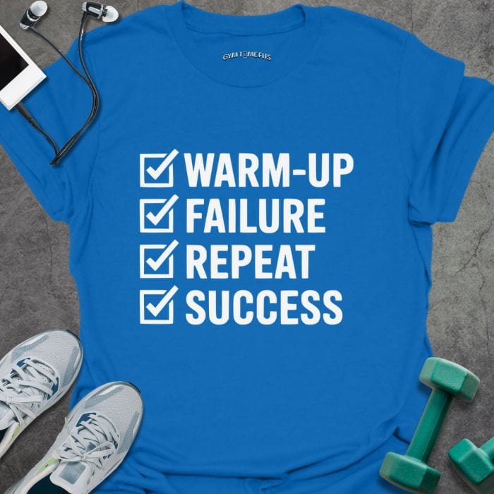 T-Shirt Royal / S Repeat Success T-Shirt