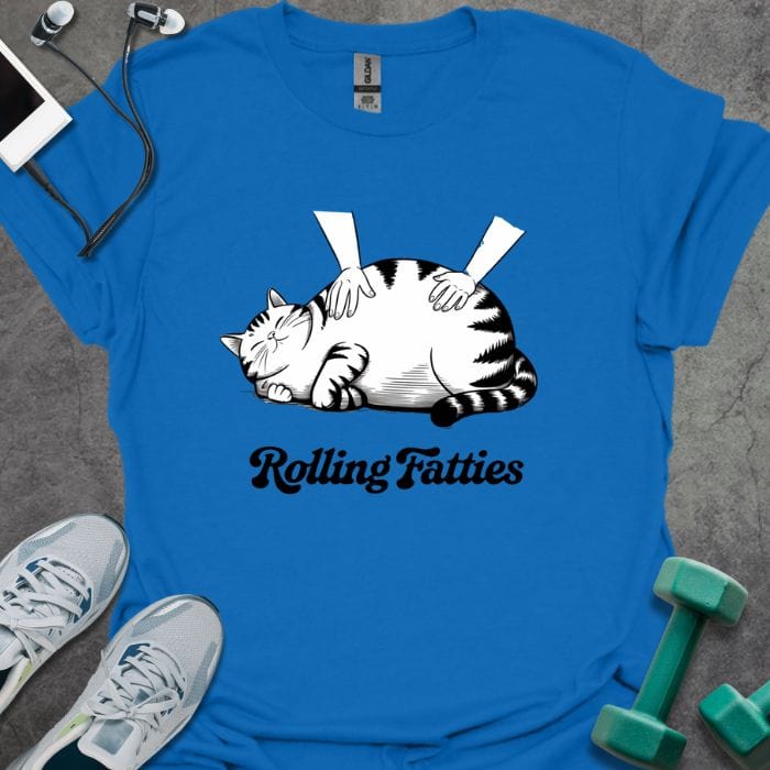 T-Shirt Royal / S Rolling Fatties T-Shirt