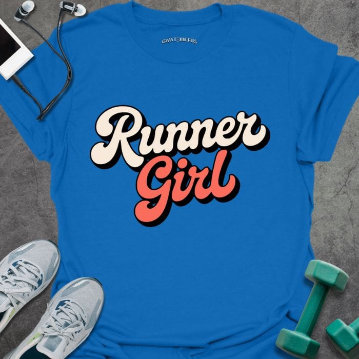 T-Shirt Royal / S Runner Girl T-Shirt