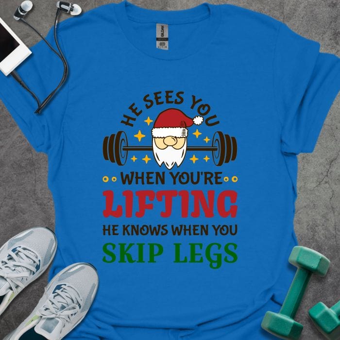 T-Shirt Royal / S Sees You Lifting T-Shirt