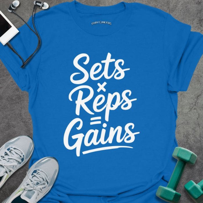 T-Shirt Royal / S Sets x Reps T-Shirt