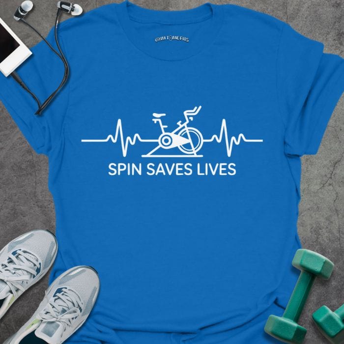T-Shirt Royal / S SPIN Saves Lives T-Shirt