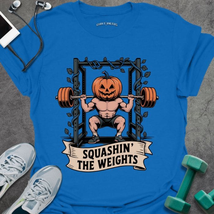 T-Shirt Royal / S Squashin Weights T-Shirt