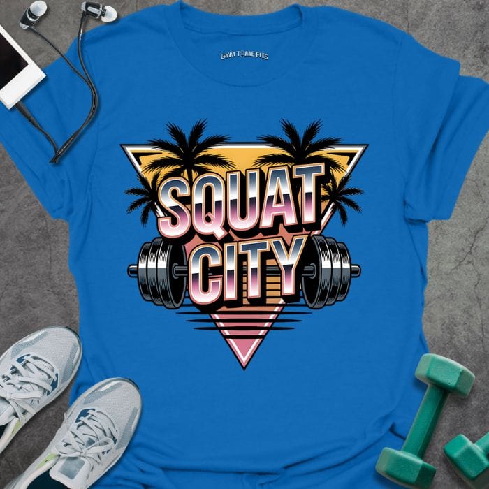 T-Shirt Royal / S Squat City T-Shirt