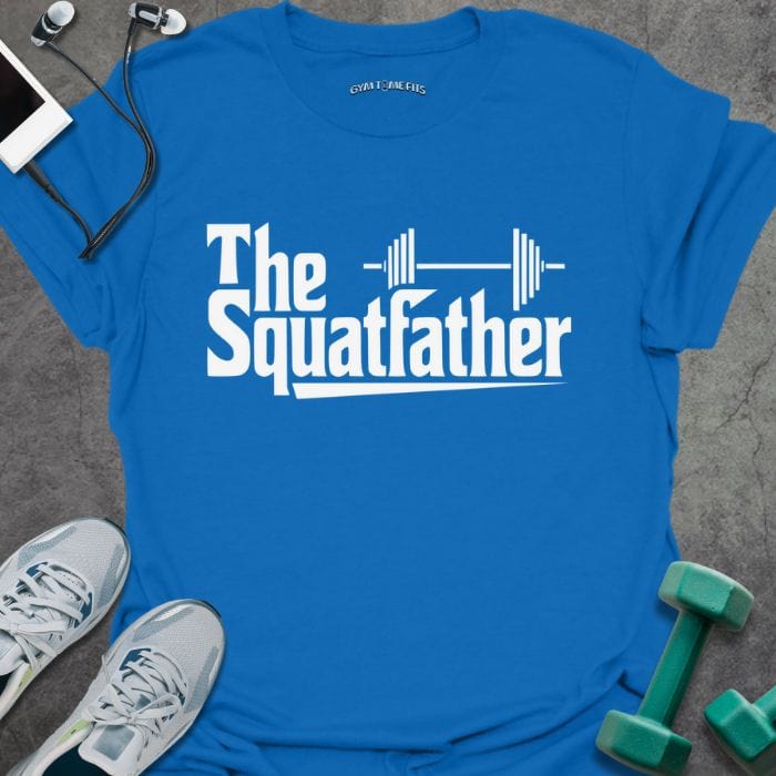 T-Shirt Royal / S SquatfatherT-Shirt