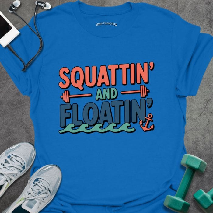T-Shirt Royal / S Squattin T-Shirt