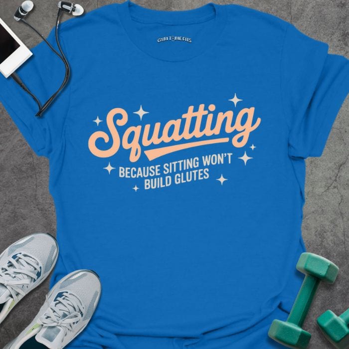 T-Shirt Royal / S Squatting T-Shirt