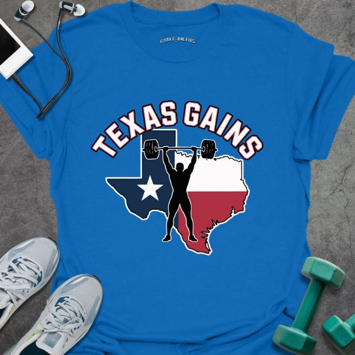 T-Shirt Royal / S Texas Gains T-Shirt