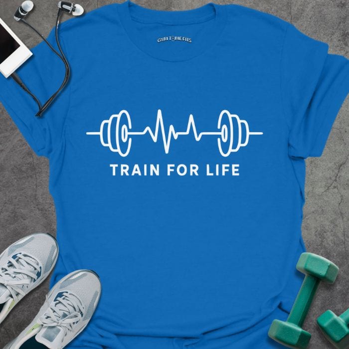 T-Shirt Royal / S Train For Life T-Shirt
