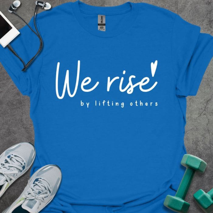 T-Shirt Royal / S We Rise By T-Shirt