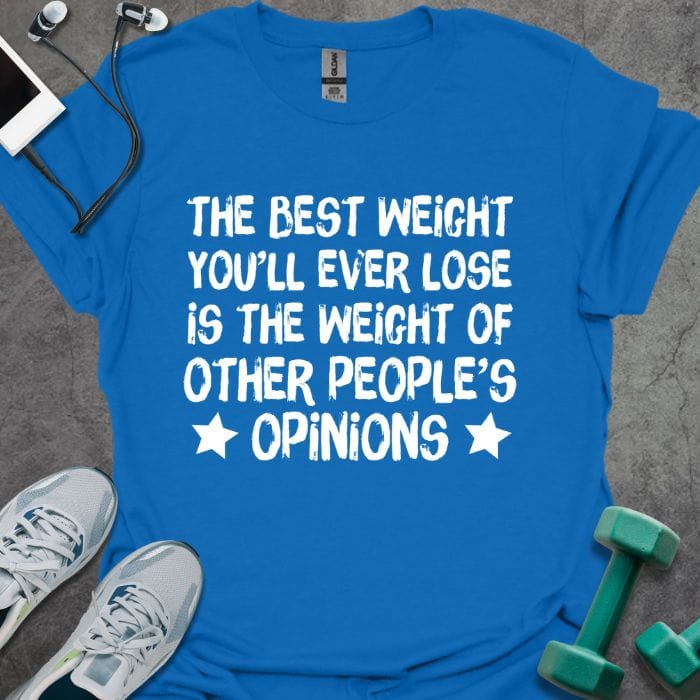 T-Shirt Royal / S Weight Loss Opinion T-Shirt