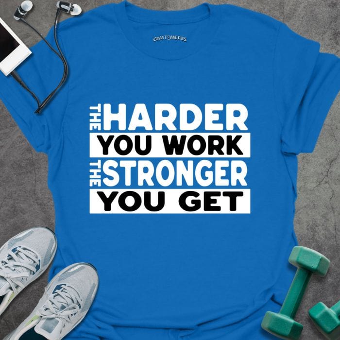 T-Shirt Royal / S Work Harder T-Shirt