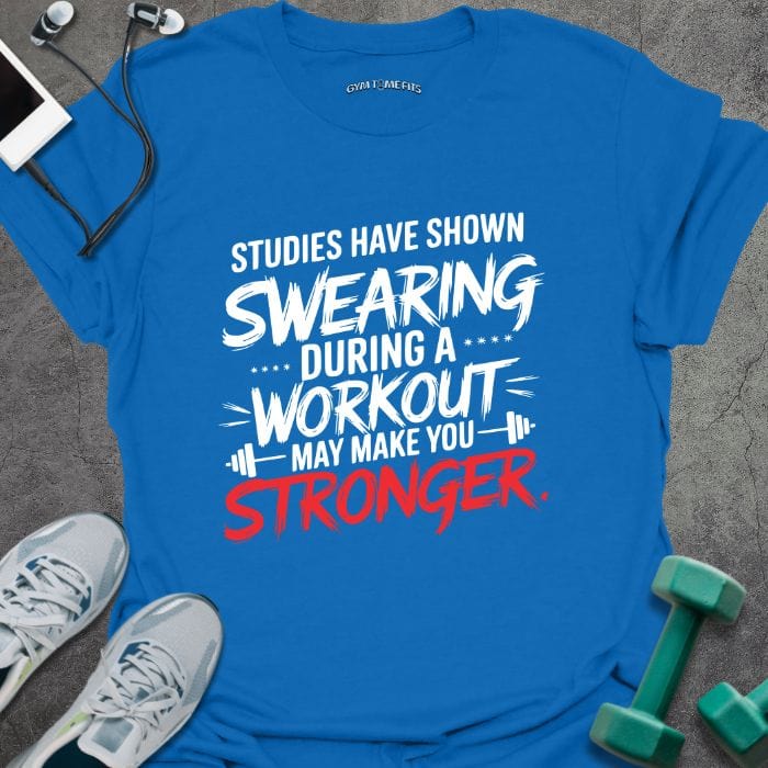 T-Shirt Royal / S Workout Study T-Shirt