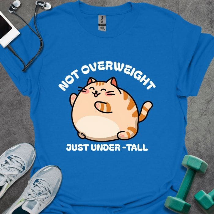 T-Shirt Royal / XS Cat Undertall T-Shirt
