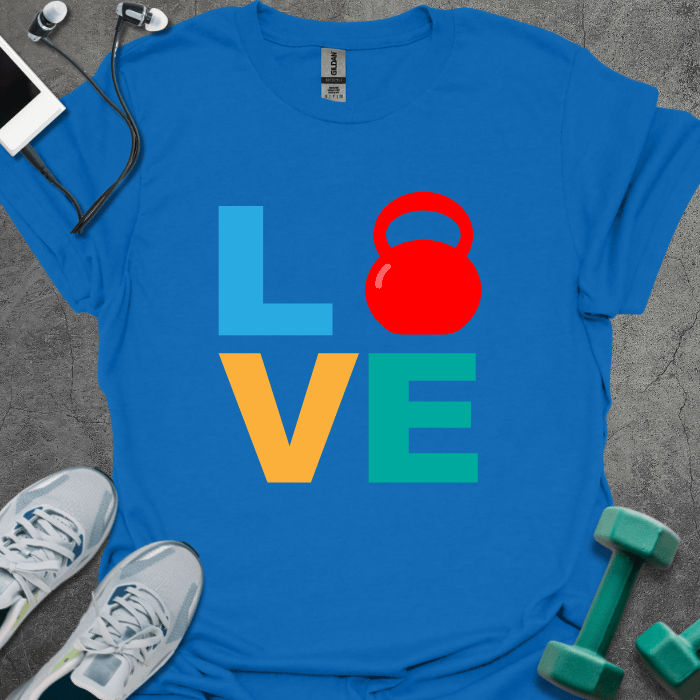 T-Shirt Royal / XS LOVE Gym T-Shirt
