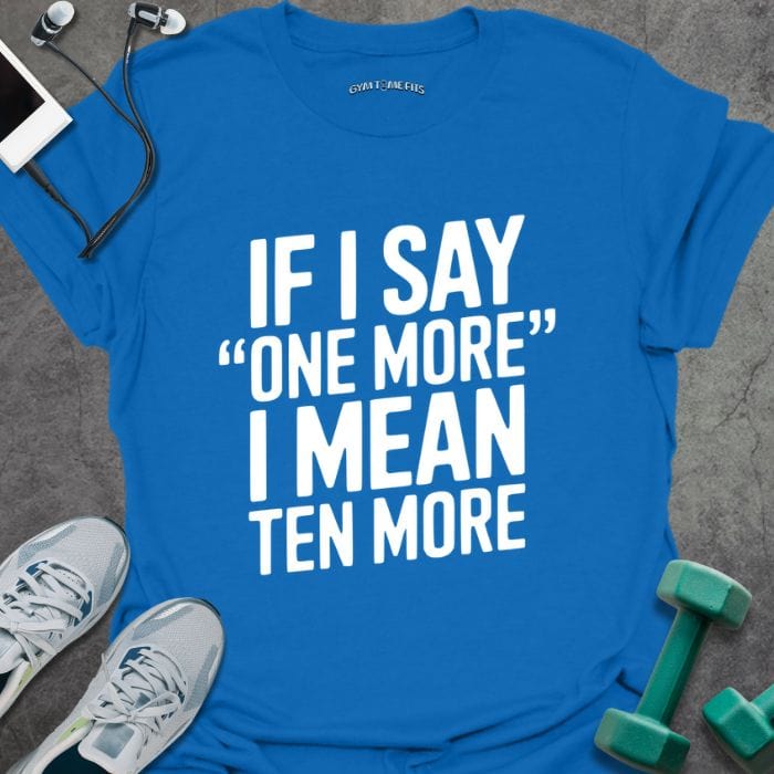 T-Shirt Royal / XS One Means Ten T-Shirt