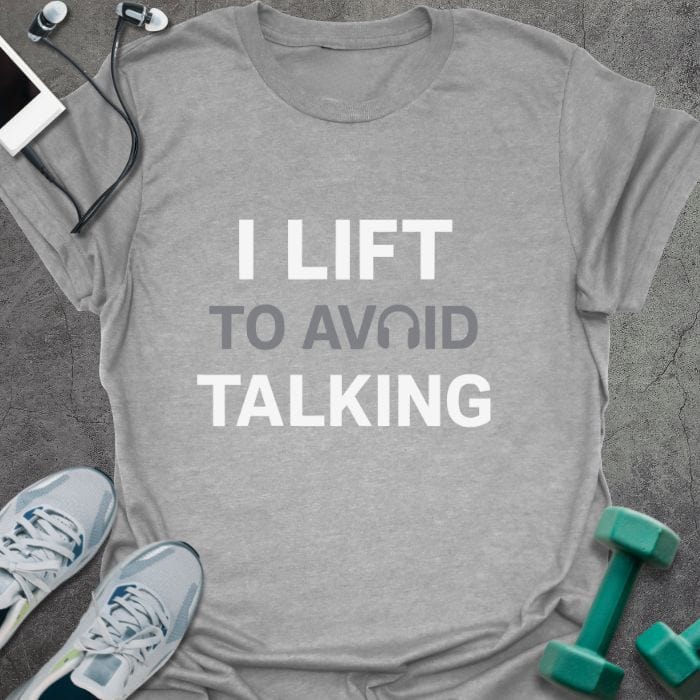 T-Shirt Sport Grey / S Avoid Talking T-Shirt