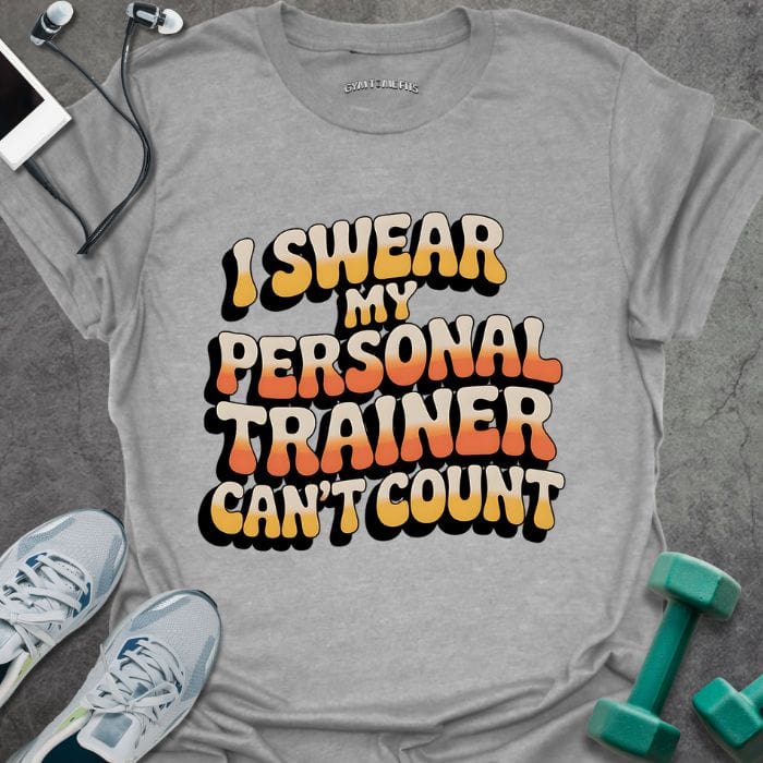 T-Shirt Sport Grey / S Can't Count Groovy T-Shirt