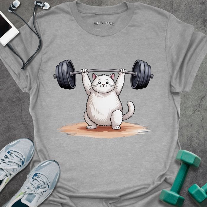 T-Shirt Sport Grey / S Chonk Cat Lift T-Shirt