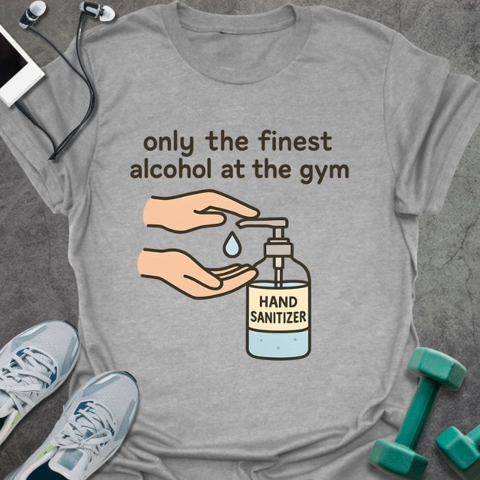 T-Shirt Sport Grey / S Finest Alcohol T-Shirt