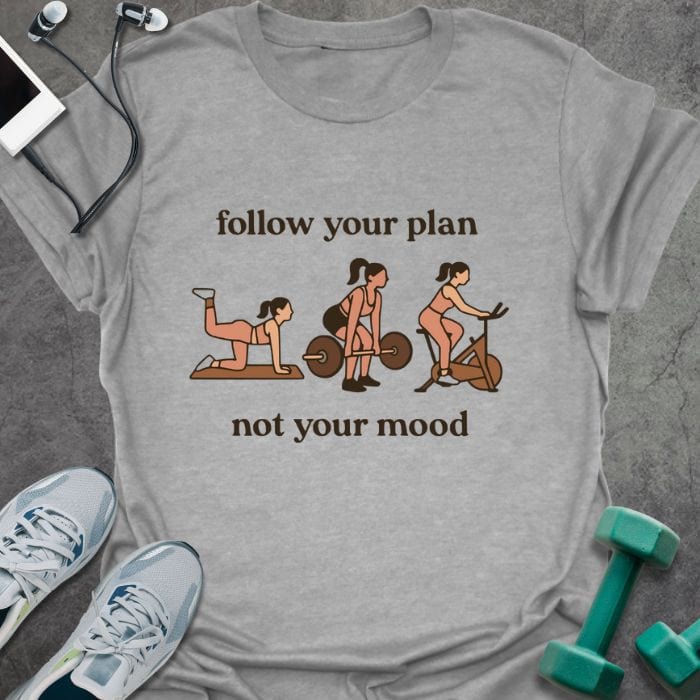 T-Shirt Sport Grey / S Follow Your Plan T-Shirt