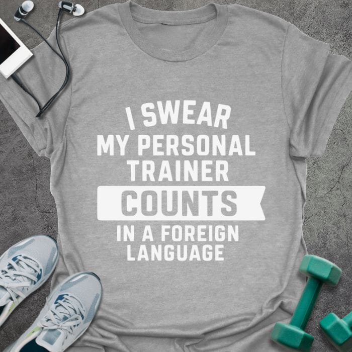 T-Shirt Sport Grey / S Foreign Language T-Shirt