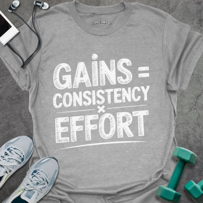 T-Shirt Sport Grey / S Gains Equal T-Shirt