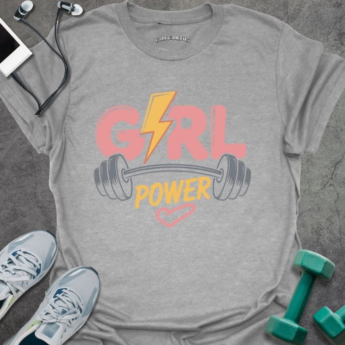 T-Shirt Sport Grey / S Girl Power T-Shirt