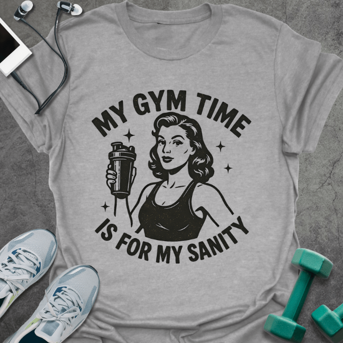 T-Shirt Sport Grey / S My Gym Time T-Shirt