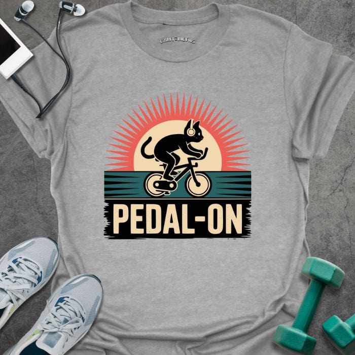 T-Shirt Sport Grey / S Pedal On T-Shirt