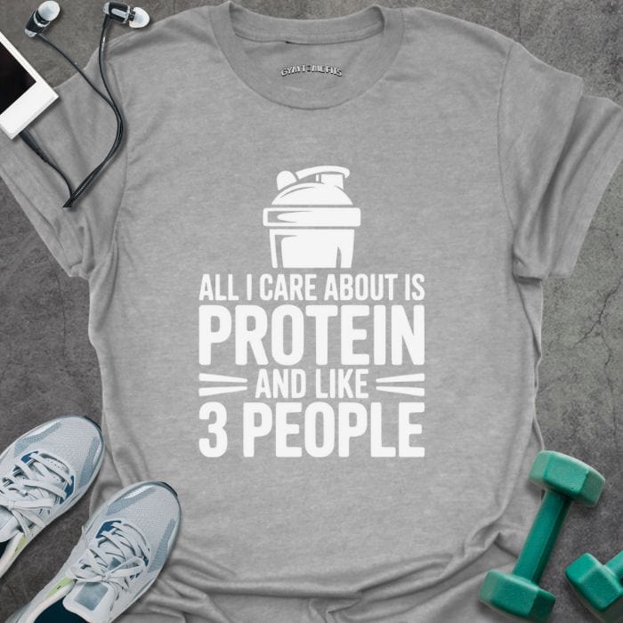 T-Shirt Sport Grey / S Protein And T-Shirt