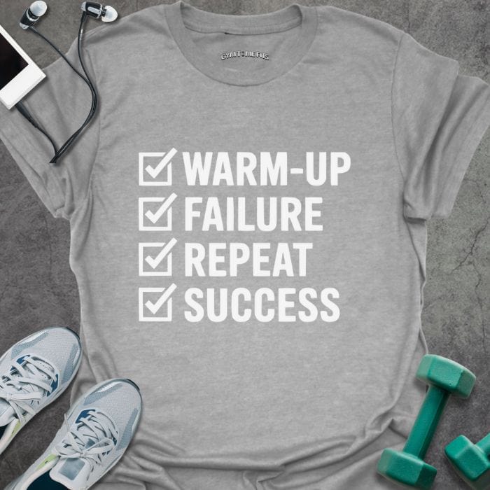 T-Shirt Sport Grey / S Repeat Success T-Shirt