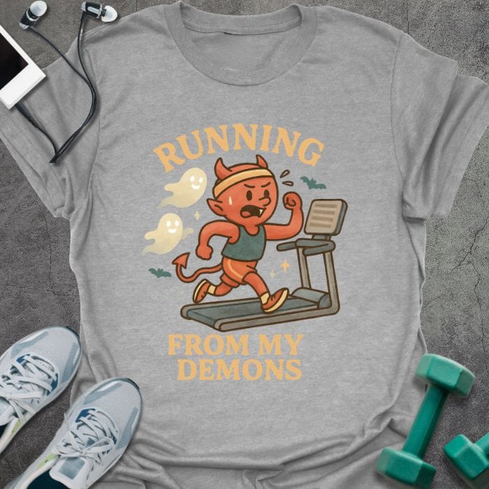 T-Shirt Sport Grey / S Running Demon T-Shirt