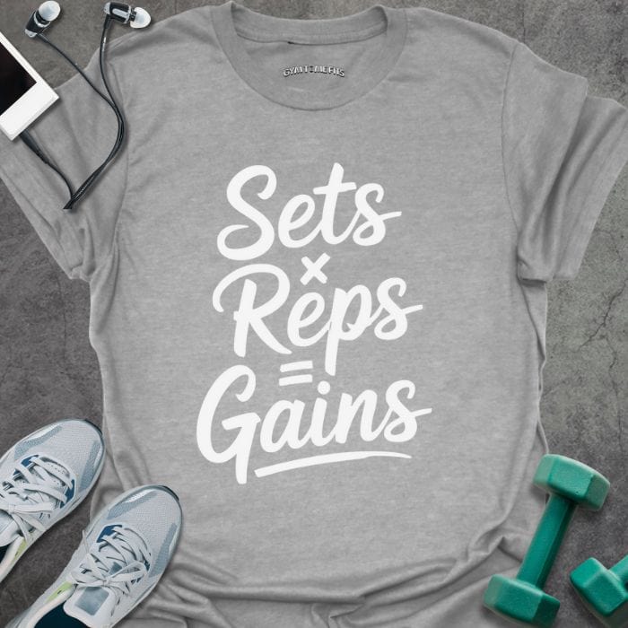 T-Shirt Sport Grey / S Sets x Reps T-Shirt